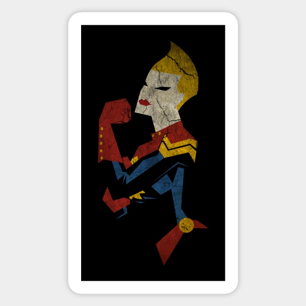 Vintage Carol Sticker by Droidloot